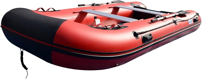 BRIS 12ft Inflatable Boat Inflatable Raft Sport Rescue Diving Boat Fishing Dinghy Tender Pontoon