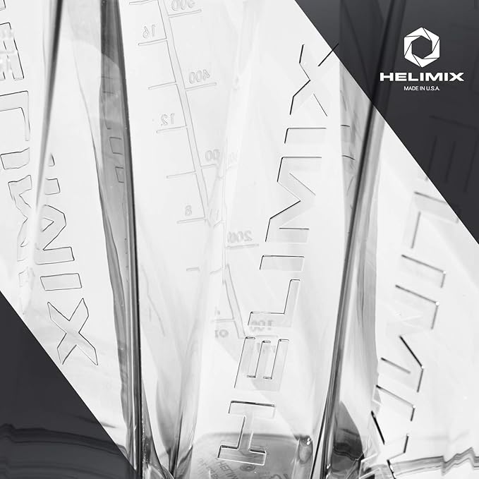 HELIMIX 2.0 Vortex Blender Shaker Bottle Holds upto 28oz | No Blending Ball or Whisk | USA Made | Portable Pre Workout Whey Protein Drink Shaker Cup | Mixes Cocktails Smoothies Shakes | Top Rack Safe