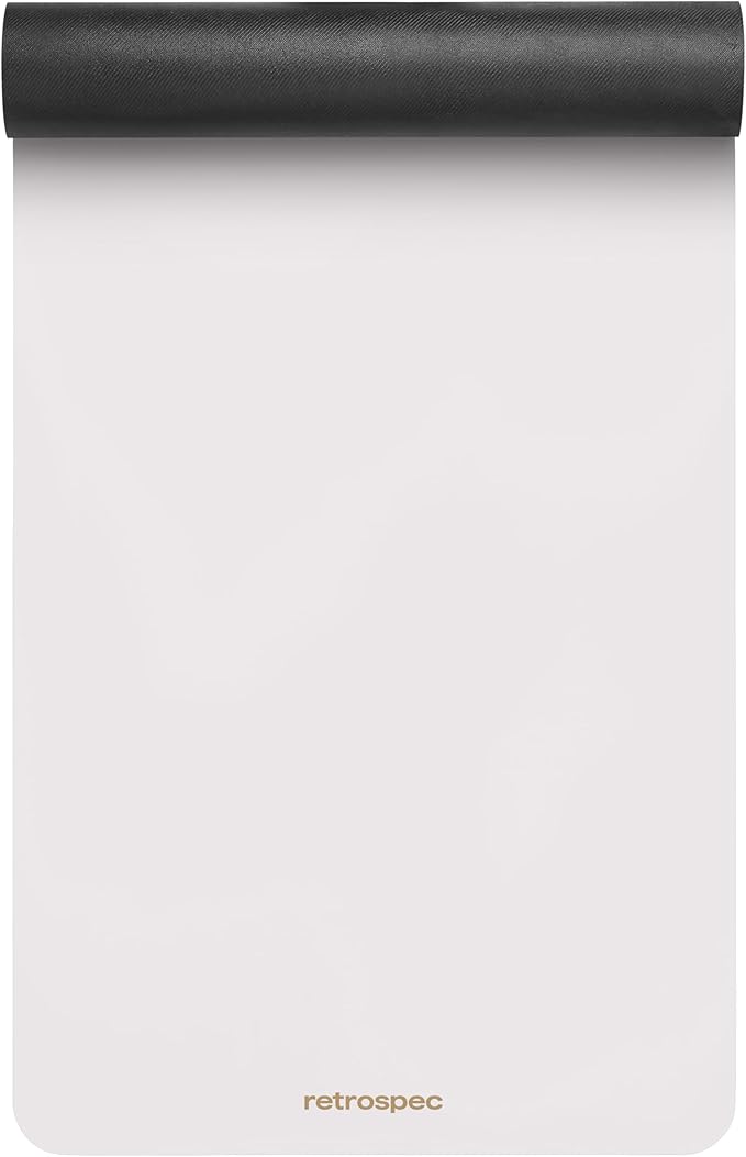 Retrospec Laguna 5mm Yoga Mat - Fitness Mat for Women, Men & Children, Slip-Resistant and Moisture Absorbing Exercise Mat for Home, Pilates, Yoga and Floor Workouts