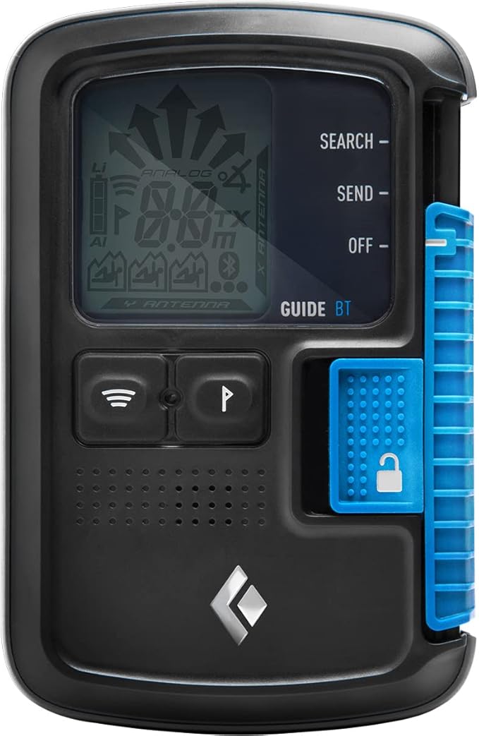 Black Diamond BD Guide Bluetooth Avalanche Beacon Transceiver for Ski, Snowboard, Sled, Backcountry, Mountaineering