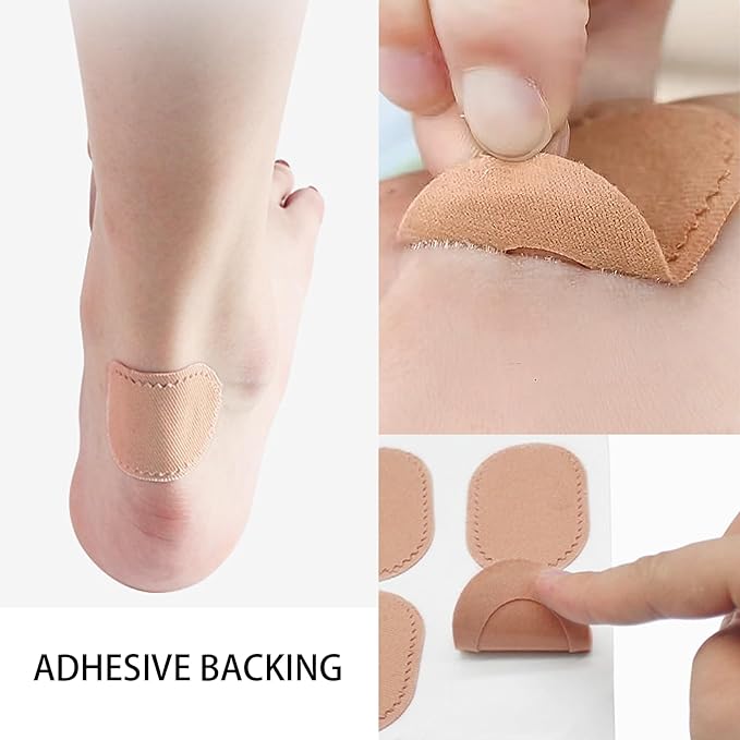 24 Pcs Foot Callus Toe Oval Cushions Pad Protector Corn Patches Shoe Accessories Fabric Feet Heel Toe Protector