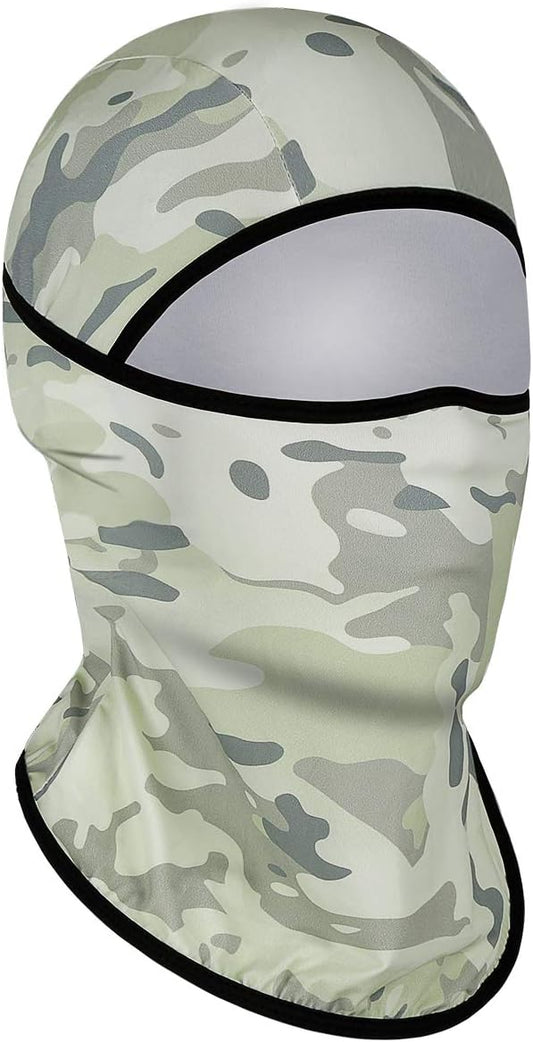 Achiou Balaclava Face Mask, Ski Mask for Men Women Football, Lightweight Sheisty, Ninja Shiesty Sun Hood UV Protector Cycling