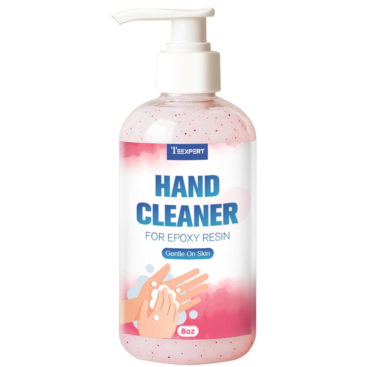 Teexpert Resin Remover Gel 8OZ Hand Cleaner For Epoxy Resin All-Natural Gentle & Moisturizing Hand Cleanser Ideal for Removing Uncured Resin Molds Tools