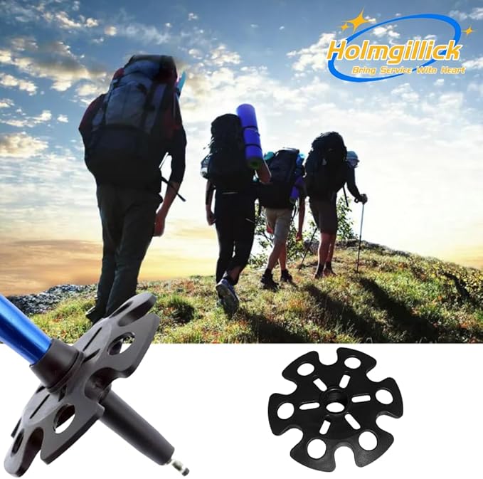 5 pcs Removable Mud Ski Basket Trekking Pole Snowflake Basket,Removable Mud Ski Basket Replacement Accessory for Hiking Poles