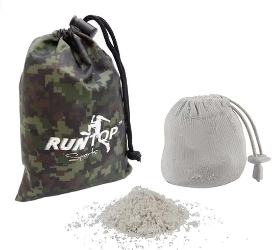 2.4OZ Refillable Magnesium Carbonate Powder Gym Chalk Ball Bag Sock for Weightlifting Cross Fitness Training Gymnastics Rock Climbing Deadlifting Workout Bouldering Billiards Pole Dancing