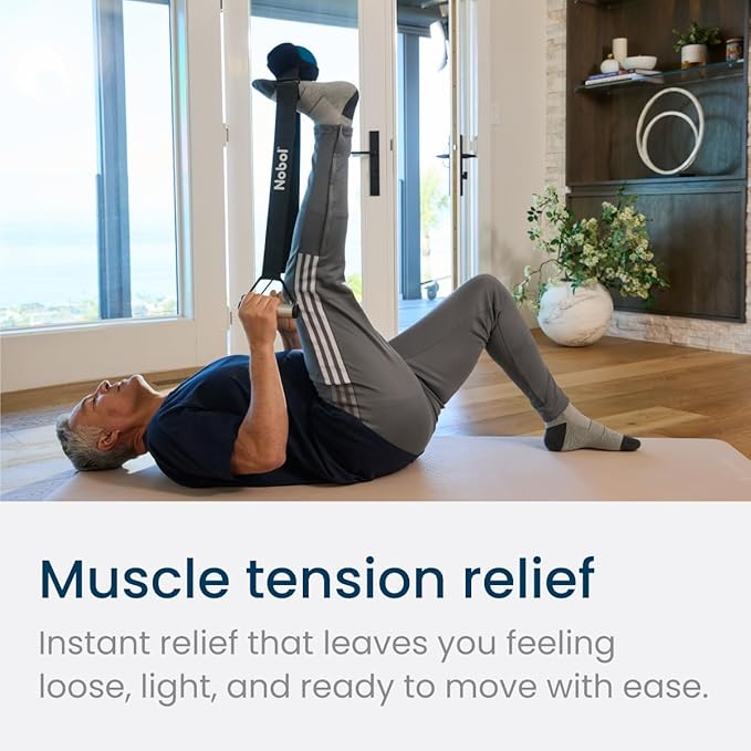 MyoSphere Vibration Massage Ball for Deep Tissue Stimulation, Muscle Tension Relief and Stress Reduction | Your Portable Deep Tissue Therapist | Nobol Blue- Limited Edition | 1.5lb