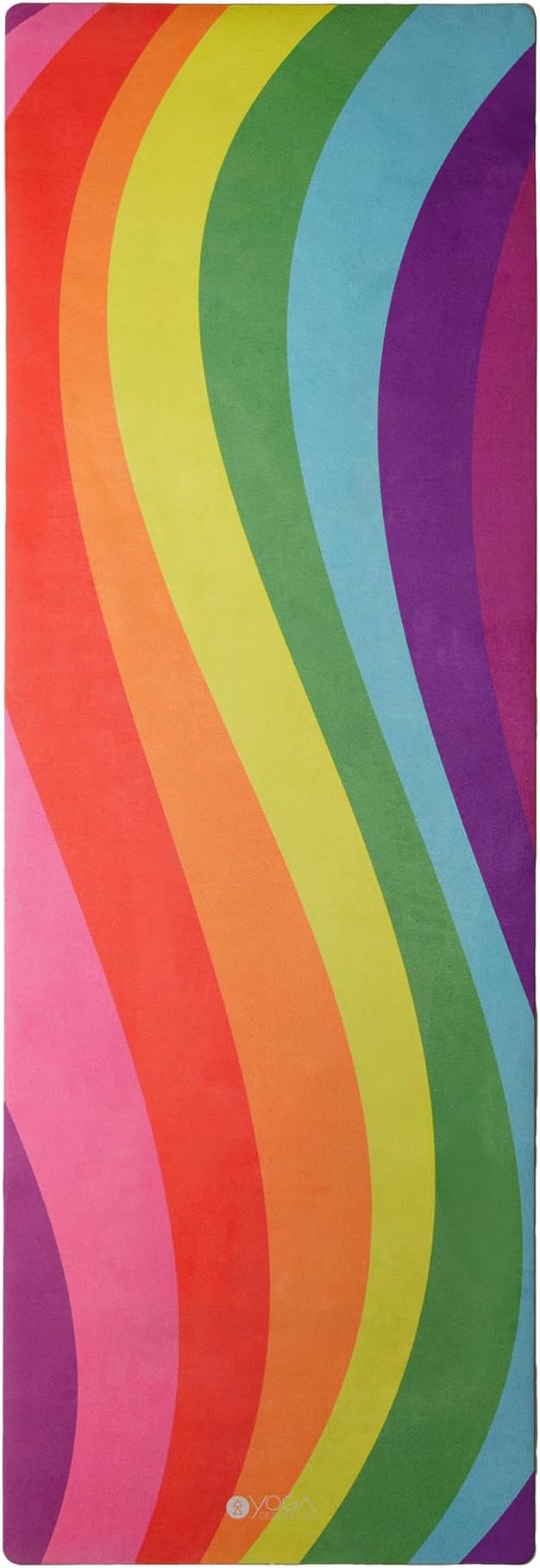 YOGA DESIGN LAB | The Combo Yoga Mat | 2-in-1 Mat+Towel | Eco Luxury | Ideal for Hot Yoga, Power, Bikram, Ashtanga, Sweat | Studio Quality | Includes Carrying Strap!