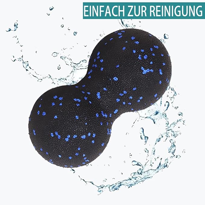 Mini Foam Roller - Muscle Massage Rollers for Trigger Point Therapy, Myofascial Release, Deep Tissue Fitness Massage & Relax Tight Muscles, Peanut Ball