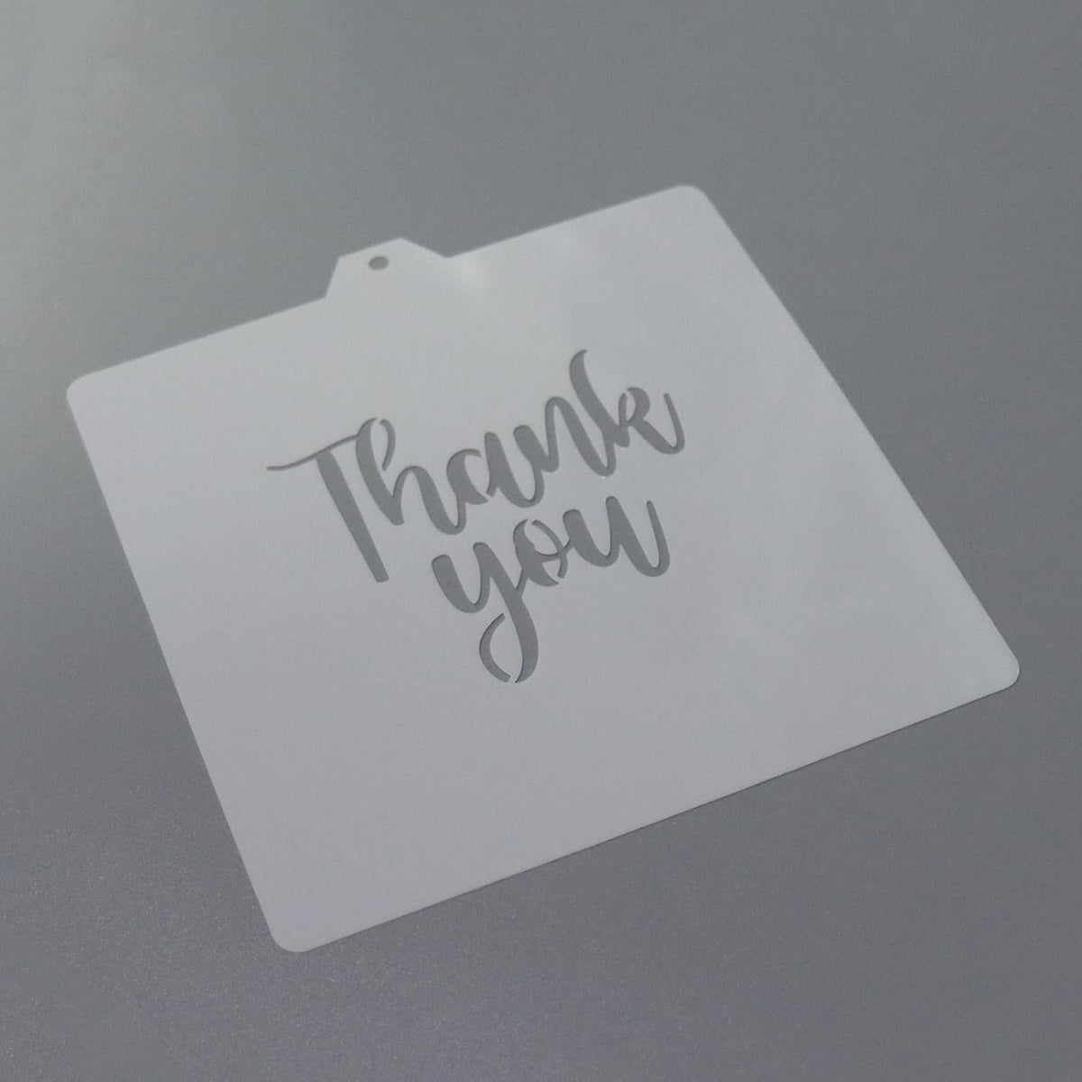 Thank You Cookie cutter and stencil set Baking stencils and cutters bundle DIY bakery decorating kit Cookie cutters with stencils Icing stencil and cookie cutter combo(Thank you)