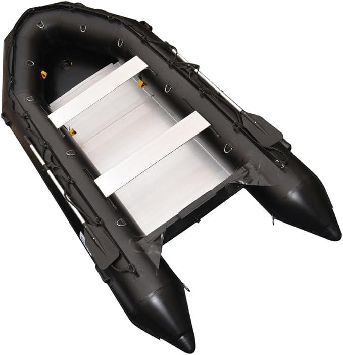 BRIS 1.2mm PVC 12.5 ft Inflatable Boat Inflatable Fish Hunter & Person Inflatable Raft Boat