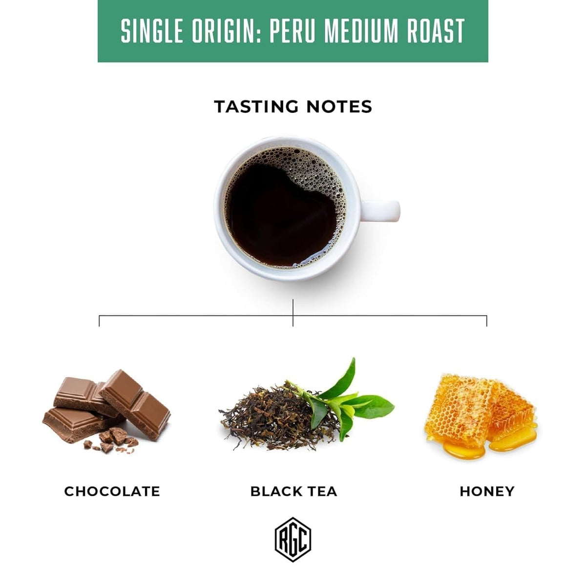 Real Good Coffee Company - Whole Bean Coffee - Organic Single Origin: Peru Medium Roast Coffee Beans - 2 Pound Bag - 100% Whole Arabica Beans - Grind at Home, Brew How You Like