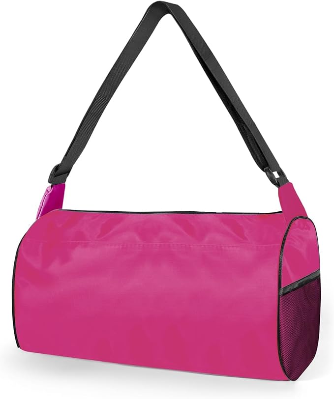 C&F BOGMOST Small Gym Bag for Women & Men,Small Lightweight Duffel Bag Carry On Bags Mini Duffel Travel Bag Waterproof Sports Bags for Workout/Sport/Travel, Rose Red