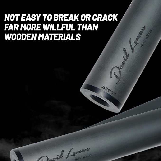 29.13" /Radial Wavy 3/8-10 3/8-11 3/8-14 Uni-Loc 5/16-18 Carbon Pool Cue Single Shaft, Low Deflection Technology, Ultra-Smooth, pro Taper, Easy to Control