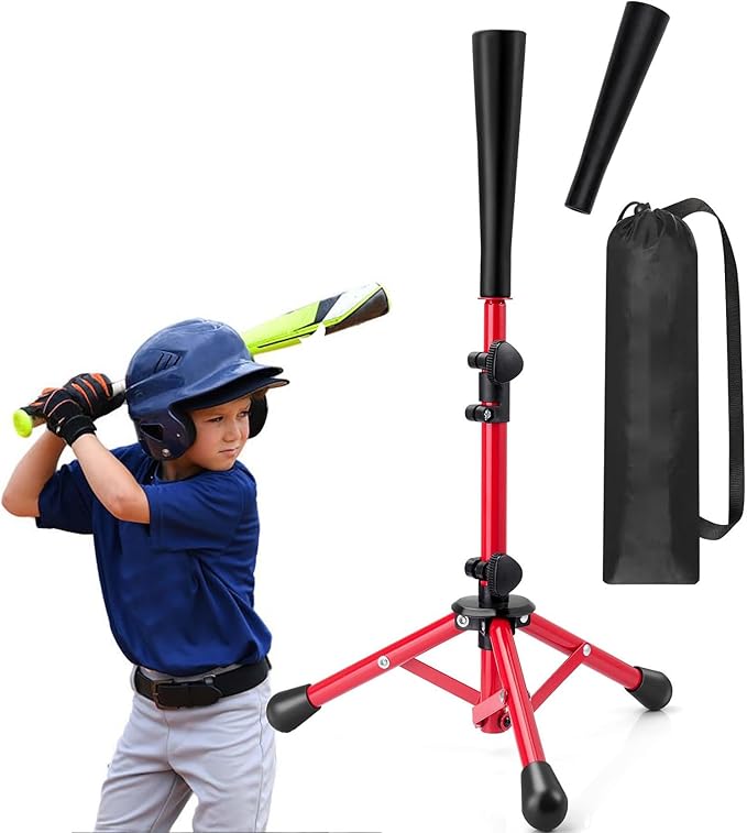 Baseball Tee for Kids,Batting Tee,Softball Tee,tee Stand, Youth Hitting Tee,Teeball Tee,Travel Tee,Easy Adjustable Height 20.5-30.2inch