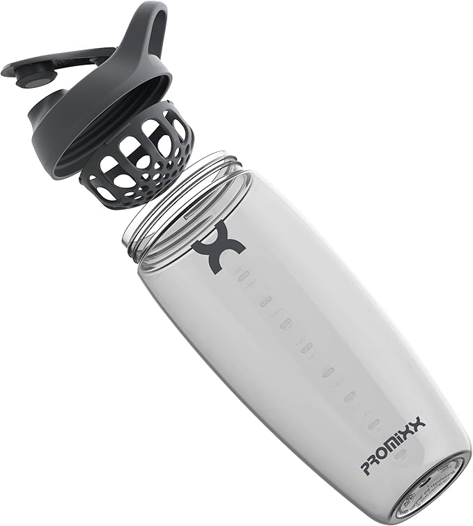 Promixx PURSUIT Protein Shaker Bottle – Premium Sports Shaker Bottles for Protein Mixes and Supplement Shakes – Easy Clean, Durable Protein Shaker Cup