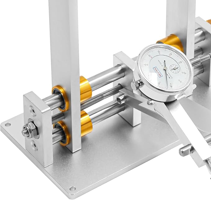 Bicycle Wheel Truing Stand ,Bicycle Wheel Repair Tool Kit Heavy-Duty Adjustable Repair Bracket w/3 Precision Gauges, Foldable Design, Universal 10-29" Wheelset Compatibility for Bike Shops & Home