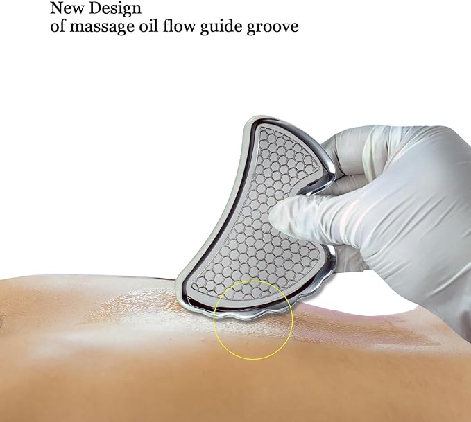 BYYDDIY 4 in 1 Muscle Scraper Tool Kit,Scraping Massage Tools for Physical Therapy,Derma Edge Massage Tool & GuaSha Massage Scraper Tool