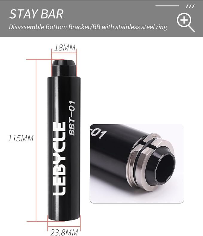 Bicycle Bearing Press Removal Tool，Bicycle Bearing Puller Install Tool, Bike Bottom Bracket Removal Tool Kit, Bicycle Bearing Press Kit BB73 BB86 BB30 BB91 BB92 PF30, MTB Road Bicycle Repair Tools