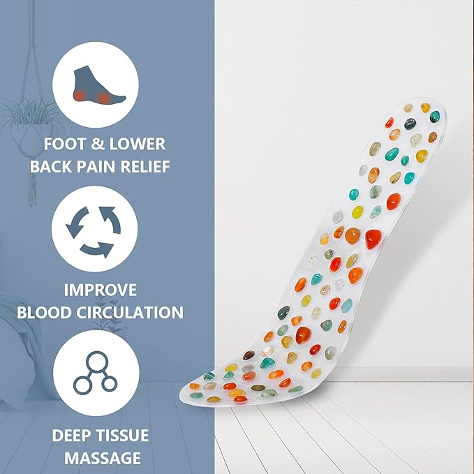 BYRIVER Deep Tissue Plantar Fasciitis Foot Massager, Massage Insole Shoes Insert for Men Women, Feet Circulation Tools, Relieve Lower Back Pain Muscle Soreness (43)