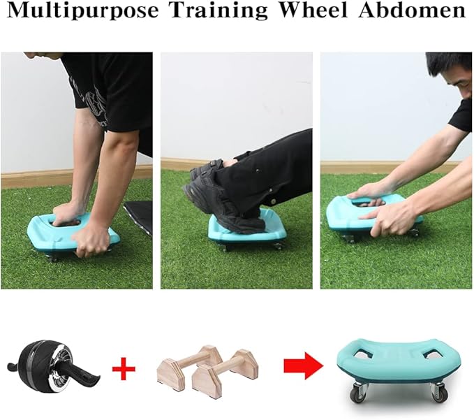 Ab Roller Wheel for Core Workout, Ab Wheel Exercise Equipment for Home Gym