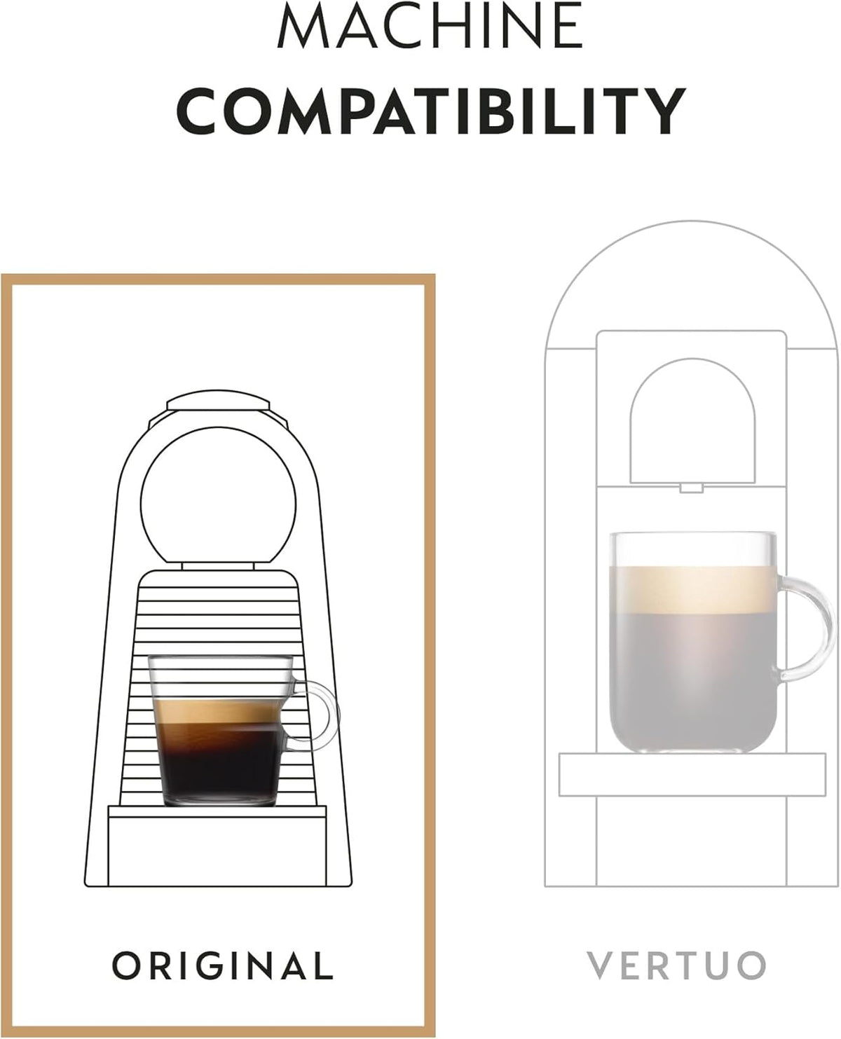 Nespresso Capsules Original Line, Ispirazione Venezia, Medium Roast Coffee Pods, 50-Count Espresso Coffee Pods