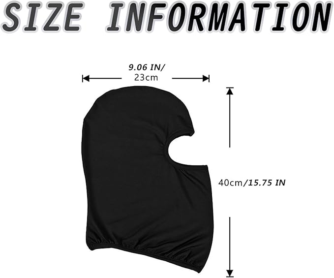 2 PCS Balaclava Full Face Mask Head Mask Ski Mask Windproof Face Cover Motorcycle Balaclava for Women Men