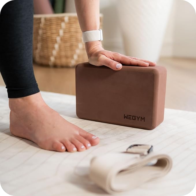 Yoga blocks with Anti-Slip, Comfortable Grip, Sturdy Sides for Secure Workouts at Home, for Yoga, and Pilate Training