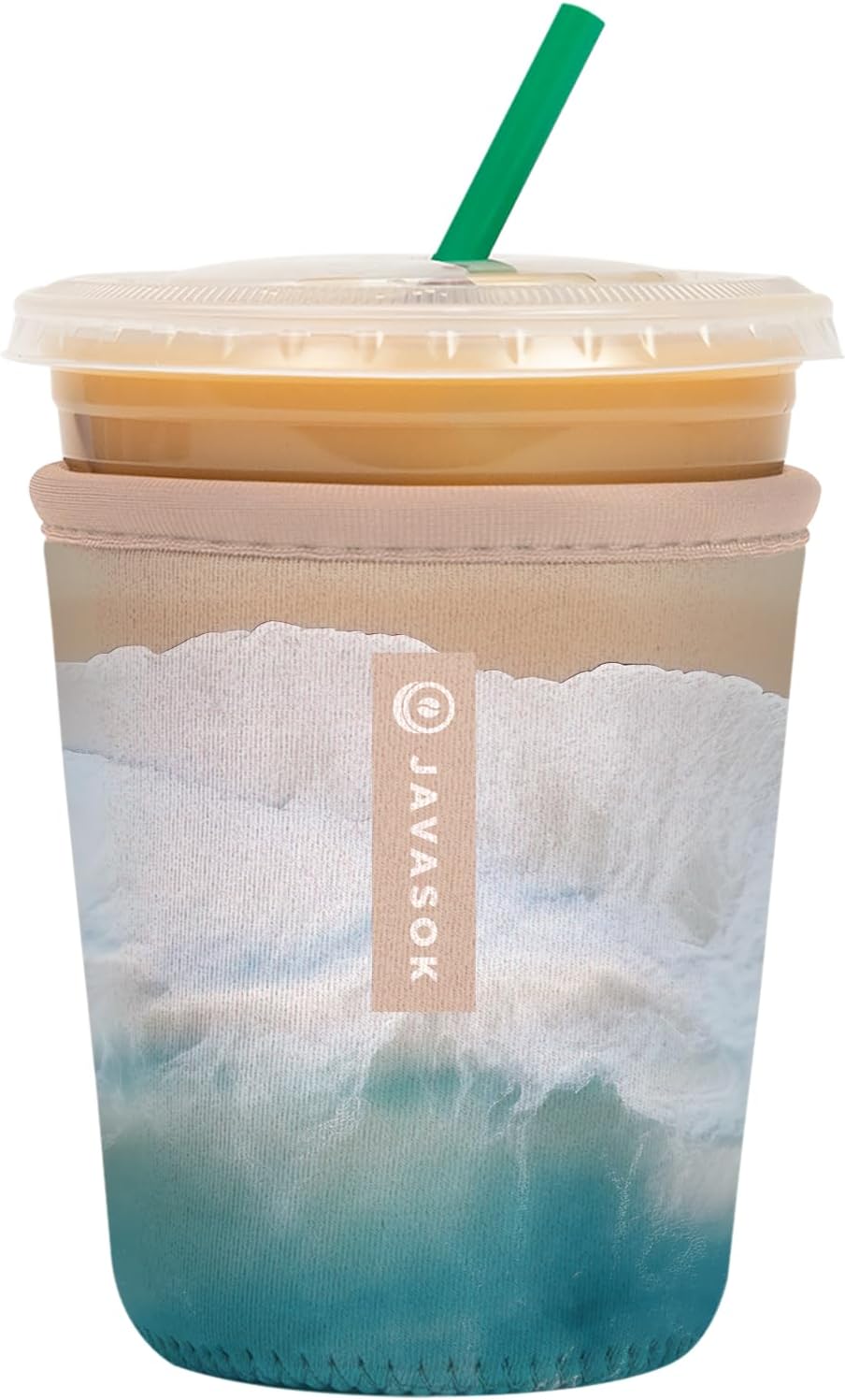 Sok It JavaSok Iced Coffee & Cold Soda Insulated Neoprene Cup Sleeve (Ay, Bay Bay!, Small: 16-20oz)
