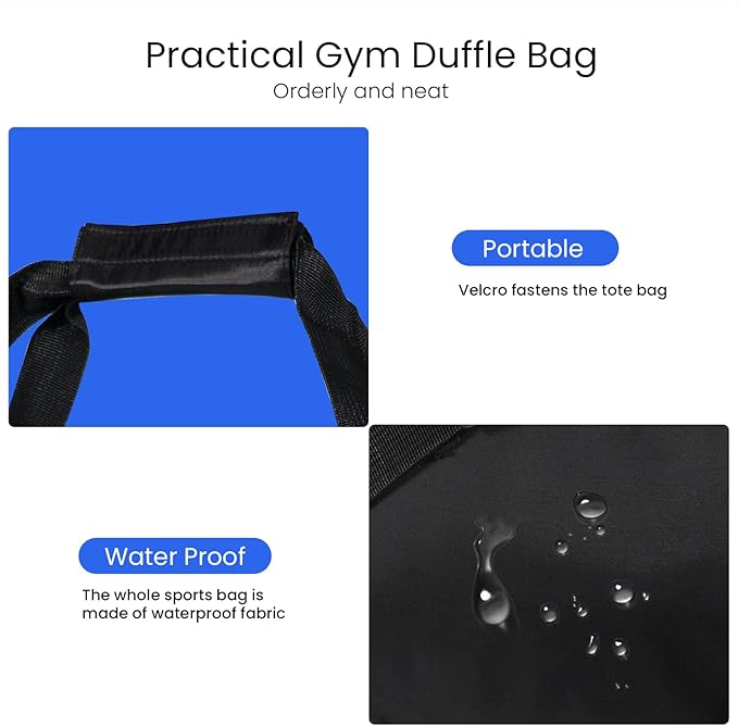 C&F BOGMOST Small Gym Bag for Travel & Duffel - 17 Inch Lightweight Carry On Bag for Men & Women, Mini Duffel Bag,Perfect for Sports, Weekend Trips, and Overnight Stays, Purple