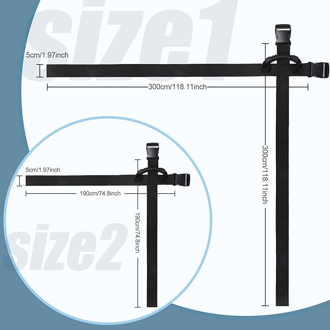 Box Carrying Strap with Handle, Handheld Belt for Safely Moving and Lifting Heavy Boxes, Adjustable Belt, Cross Style Carry Straps, Suitable for Groceries, Luggage(74.8 inch)