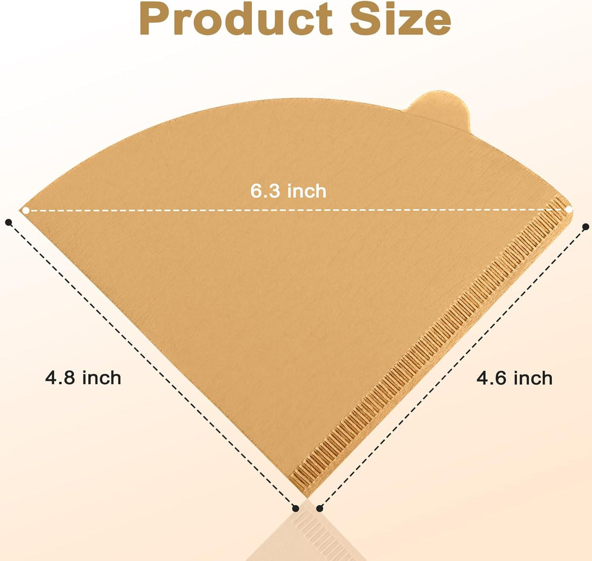 Coffee Filters, Cone Coffee Filters Size 02, 1-4 Cups, 200 Count, 2 Cone Filter for Pour Over and Drip Coffee Maker, Natural Brown Unbleached