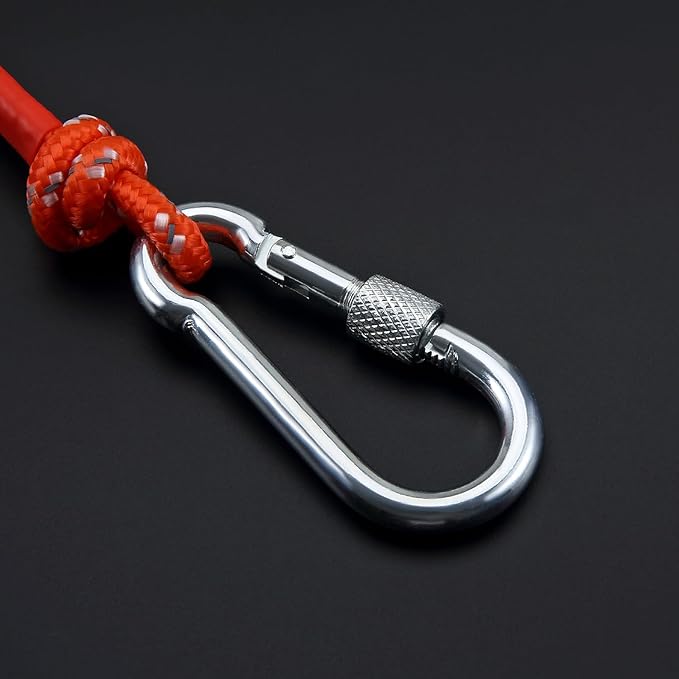 5/16 in (8mm) x 32 ft (10Meter) Marine Floating Rope for Boating, Fishing, Rafting, Camping, Hiking, Hunting, Anchor, Mooring, Dock Lines, Kayak, Canoe, Rescuing Reflective Orange