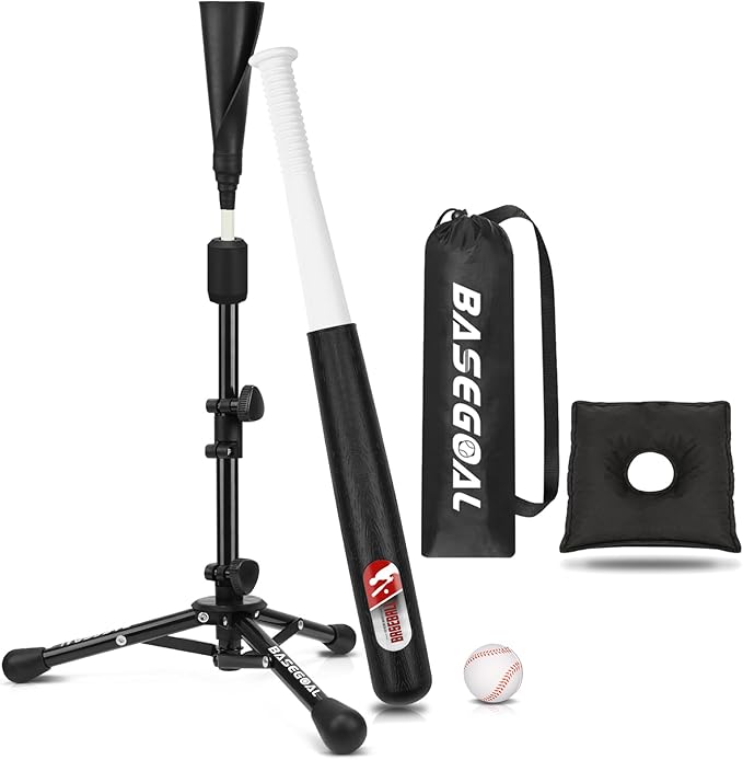 Baseball Tee for Kids,Youth Stand Set,Teeball Set,Youth Baseball,Softball Batting Tee Set,Easy Adjustable Height