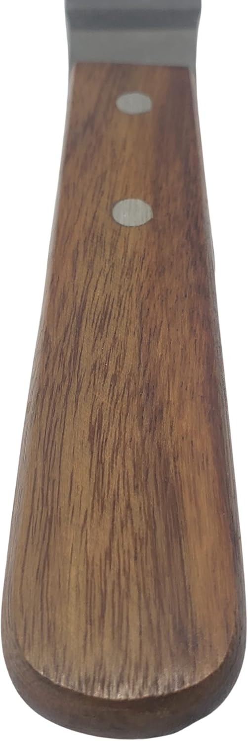 Professional Cake Decorating Tools - Stainless Steel 6.5" Offset Cake Spatula - Icing Spatulas with Wood Handle (6.5 inch)