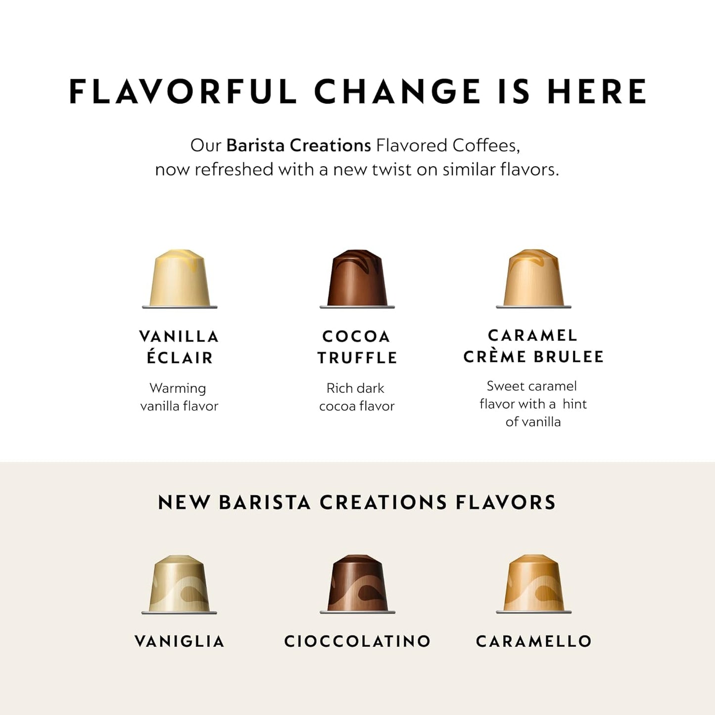 Nespresso Capsules Original Line, Caramello, Medium Roast Espresso Coffee, 50 Count Espresso Coffee Pods