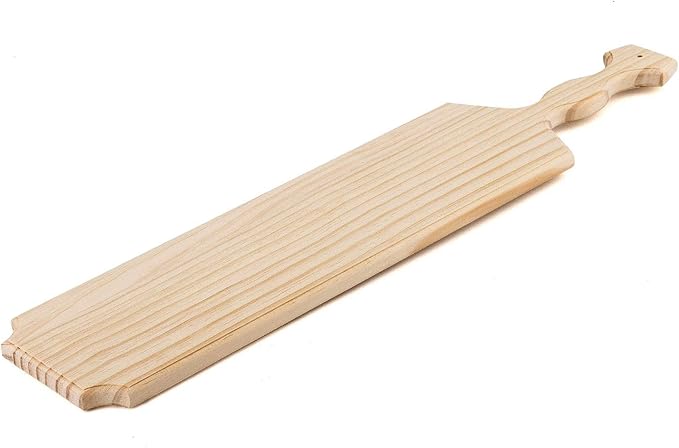 BATTIFE 22inch Greek Sorority Paddle Unfinished Wooden Pine Fraternity Paddles - Solid Wood Paddle [2Pack]