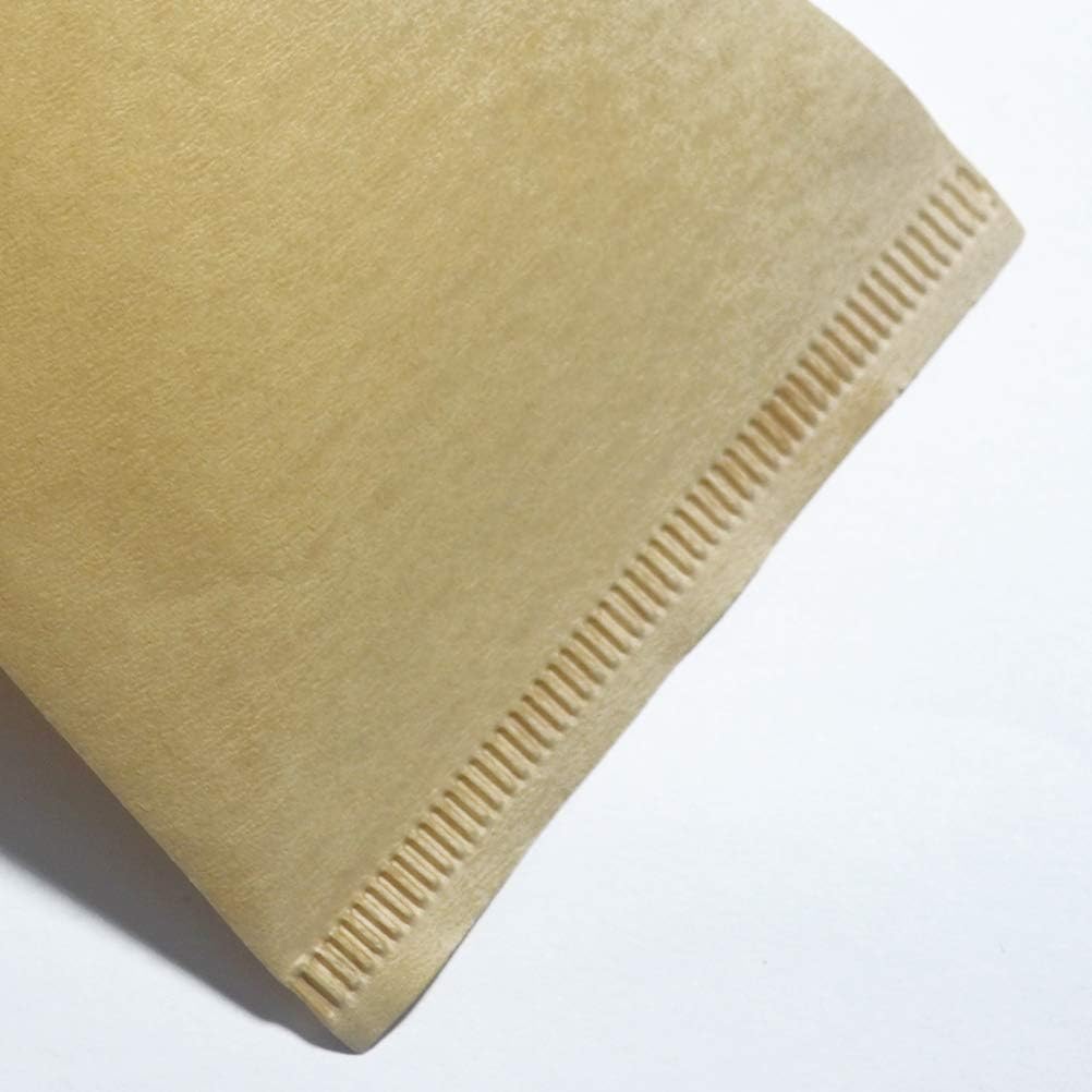 100PCS Coffee Filter, Disposable Unbleached Cone Filter Papers Size 01 for Coffee Dripper & Pour Over Coffee Maker, 1-2 Cups