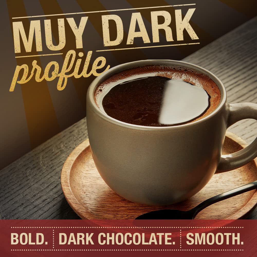 Mayorga Intense Dark Roast Coffee, 5 lb bag - Muy Macho Blend, the World's Strongest Organic Coffee - 100% Arabica Whole Coffee Beans - Bold Flavor - Specialty Grade, Non-GMO, Direct Trade