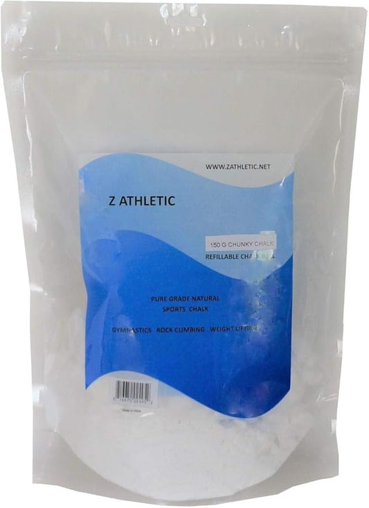 Z Athletic Chunky Chalk and Optional Refillable Chalk Ball, Packaging May Vary