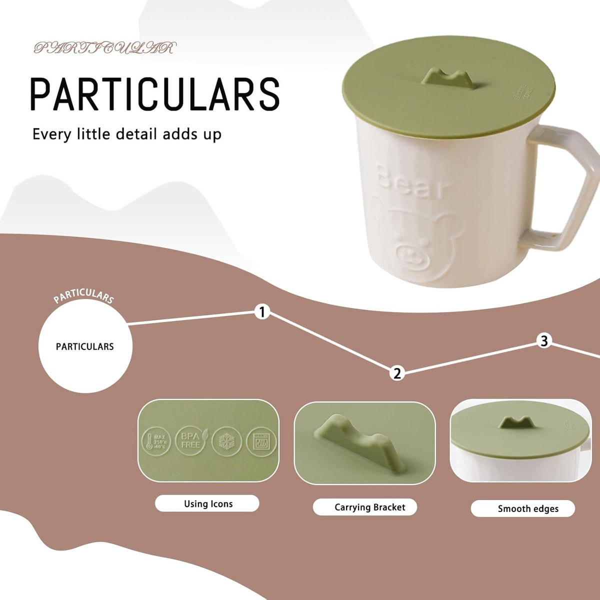 Silicone Cup Lids Silicone Cup Covers 6color Design, Food Grade Anti-dust Airtight Seal Lids for Mugs, Tea Cups, Coffee Cup 4pcs (BG-4pcs-2)