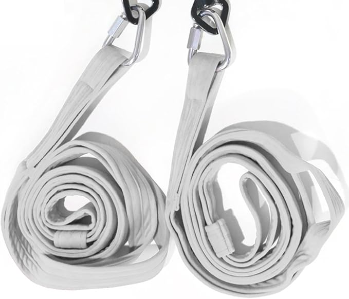 6.6ft 2m Aerial Loops Aerial Straps Ropes Aerial Acrobatics Body Loop Trapeze Circus Apparatuses Equipment Yoga Straps 1 pairs