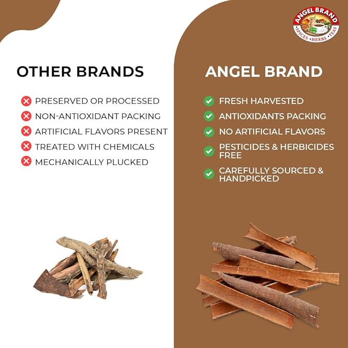 Angel Brand Mauby Bark – 0.75 oz Pouch Pack of 3 – Authentic Mauby Bark for Tea, Infusions, and Traditional Beverages.