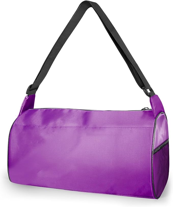 C&F BOGMOST Small Gym Bag for Women & Men,Small Lightweight Duffel Bag Carry On Bags Mini Duffel Travel Bag Waterproof Sports Bags for Workout/Sport/Travel, Purple
