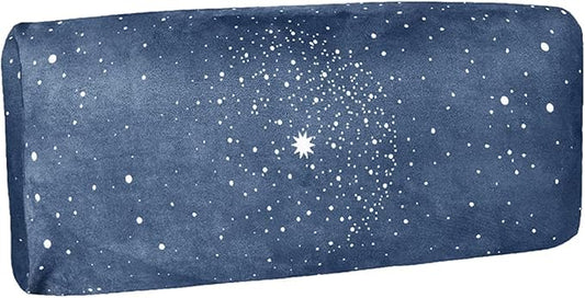 YOGA DESIGN LAB | The Yoga Bolster | Comfortable, Supportive Eco-Friendly Luxury Yoga Cushion | Recycled Plastic Bottle Microfiber | Natural Cotton, Foam Filling (Celestial)