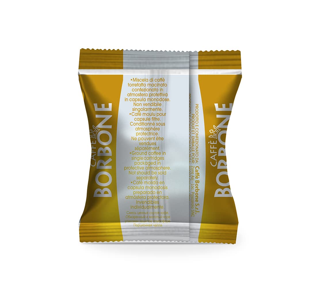 Caffè Borbone Respresso Espresso 100 Capsules - Miscela Oro (Gold) - Compatible with Nespresso® Original Line Machines