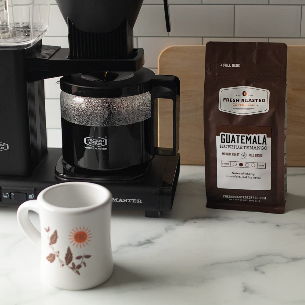 Fresh Roasted Coffee, Guatemala Huehuetenango | 5 lb (80 oz) | Single Origin | Medium Roast | Kosher | Whole Bean