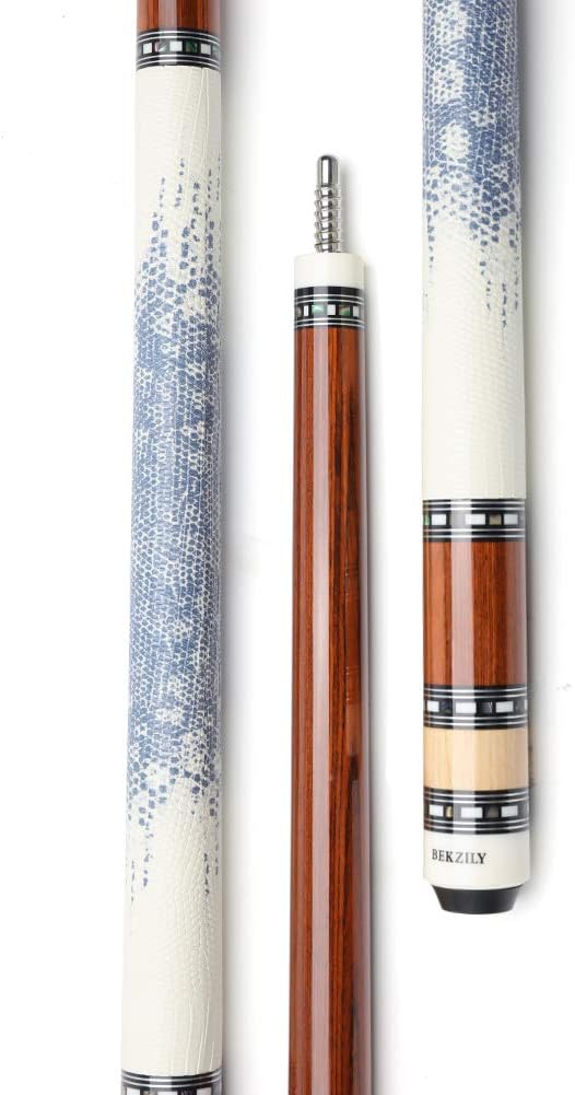 2-Piece Pool Cue Stick + Pool Cue Case with Carbon Extension