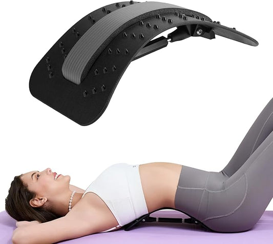Back Stretcher for Lower Back Pain Relief，Adjustable, Portable, Durable-Unique Labor Day & Back to School Gifts,Sports Fitness Relaxations Gift，Home Office Travel Essentials.