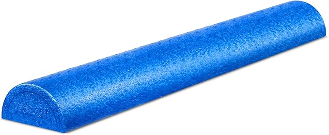 Yes4All High-Density EPP Half Round Back Roller Foam, Exercise Foam Roller for Yoga, Pilates & Stretching - 12, 18, 24, 36 inch