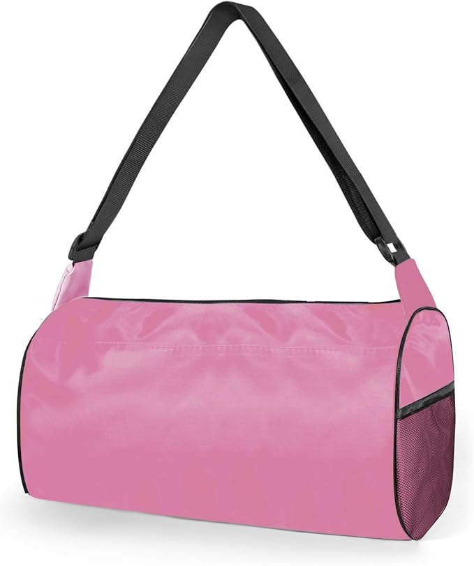 C&F BOGMOST Small Gym Bag for Women & Men,Small Lightweight Duffel Bag Carry On Bags Mini Duffel Travel Bag Waterproof Sports Bags for Workout/Sport/Travel, Pink